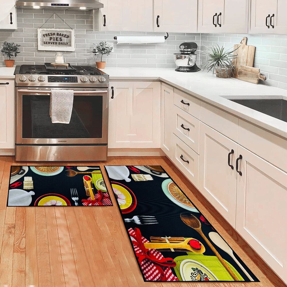 KITCHEN FLOOR MAT SET - DINING SPICES