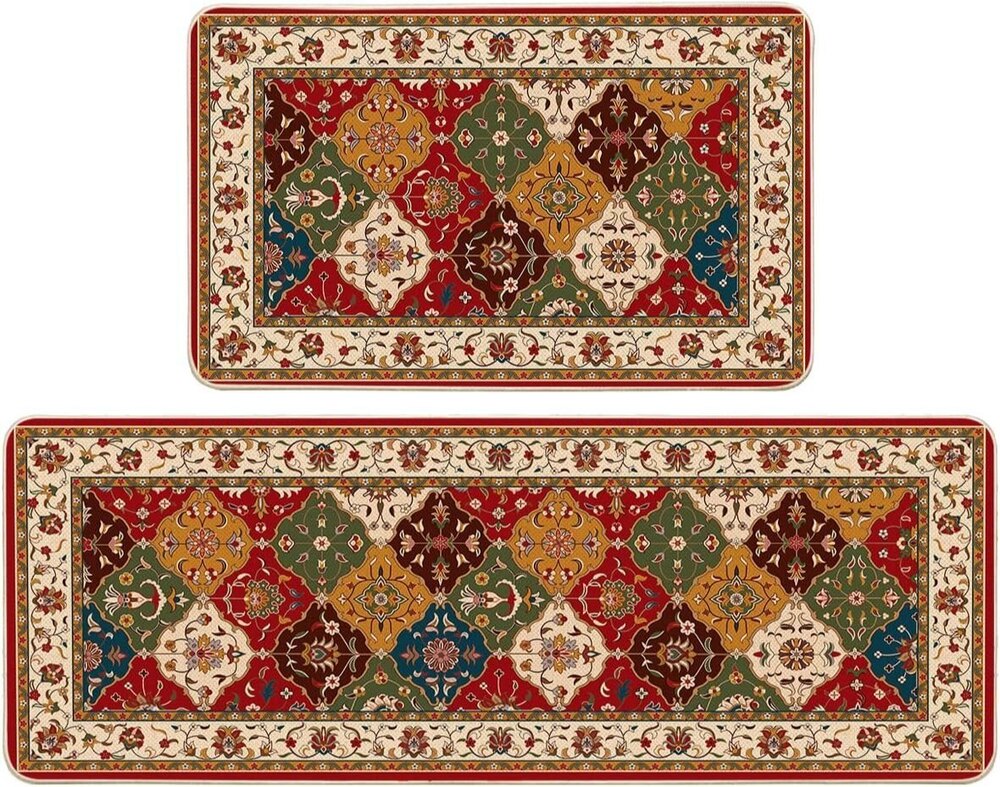 KITCHEN FLOOR MAT SET - PERSIAN