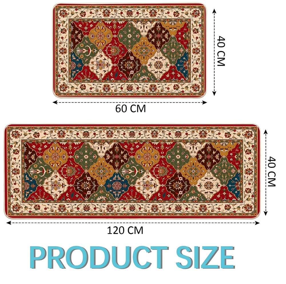 KITCHEN FLOOR MAT SET - PERSIAN