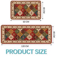 KITCHEN FLOOR MAT SET - PERSIAN