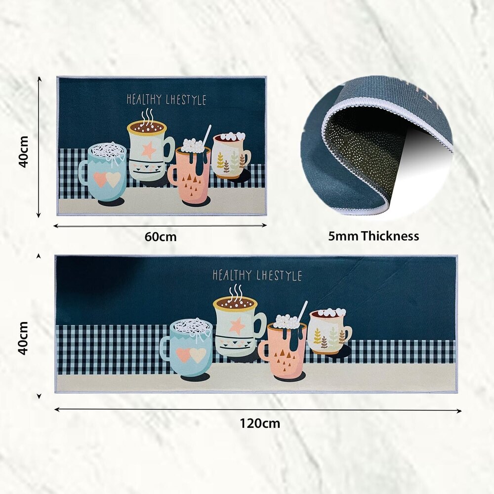 KITCHEN FLOOR MAT SET - LIFESTYLE