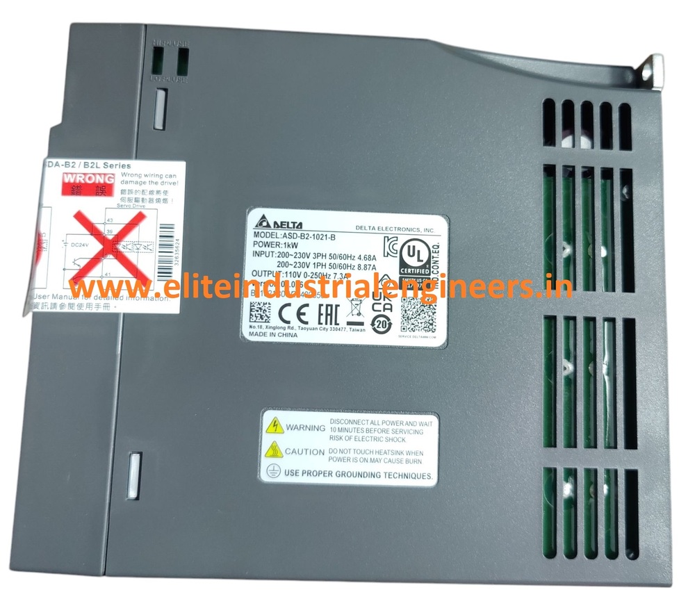 DELTA SERVO DRIVE ASD-B2-1021B