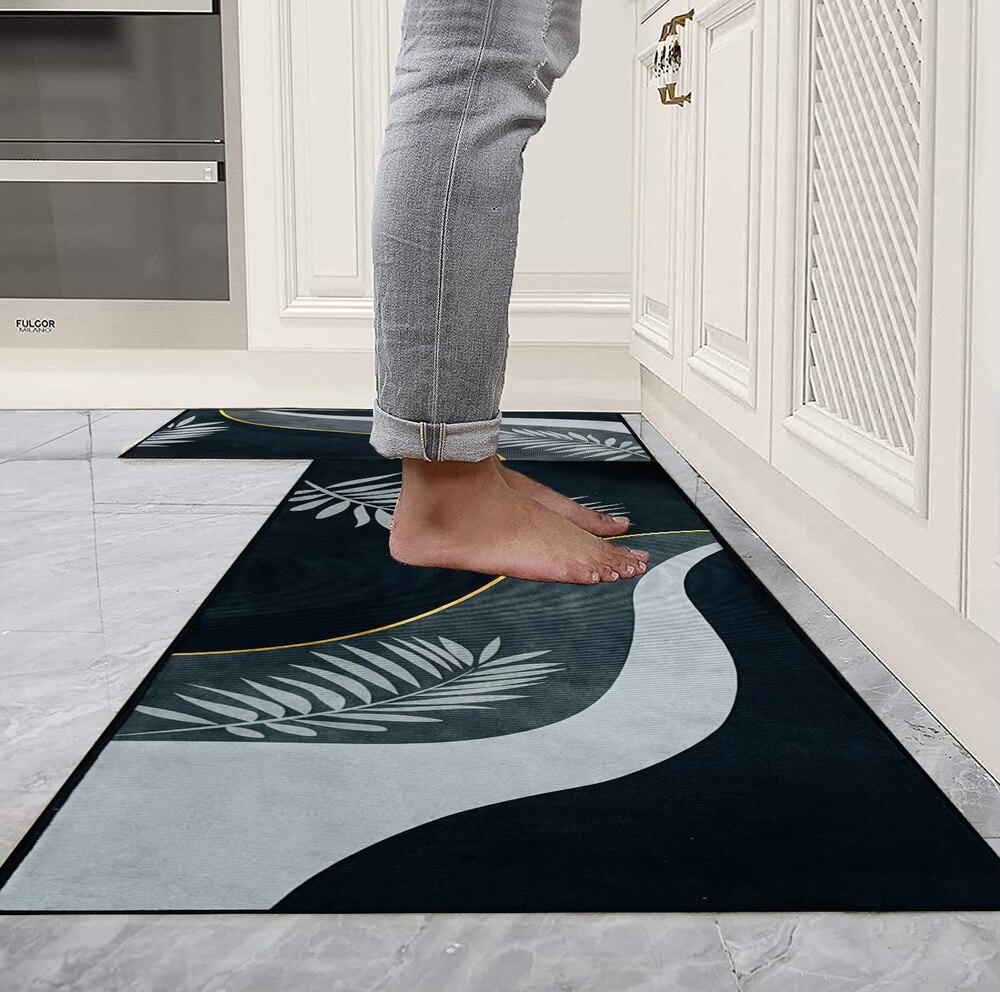 KITCHEN FLOOR MAT SET - MODERN DESIGN