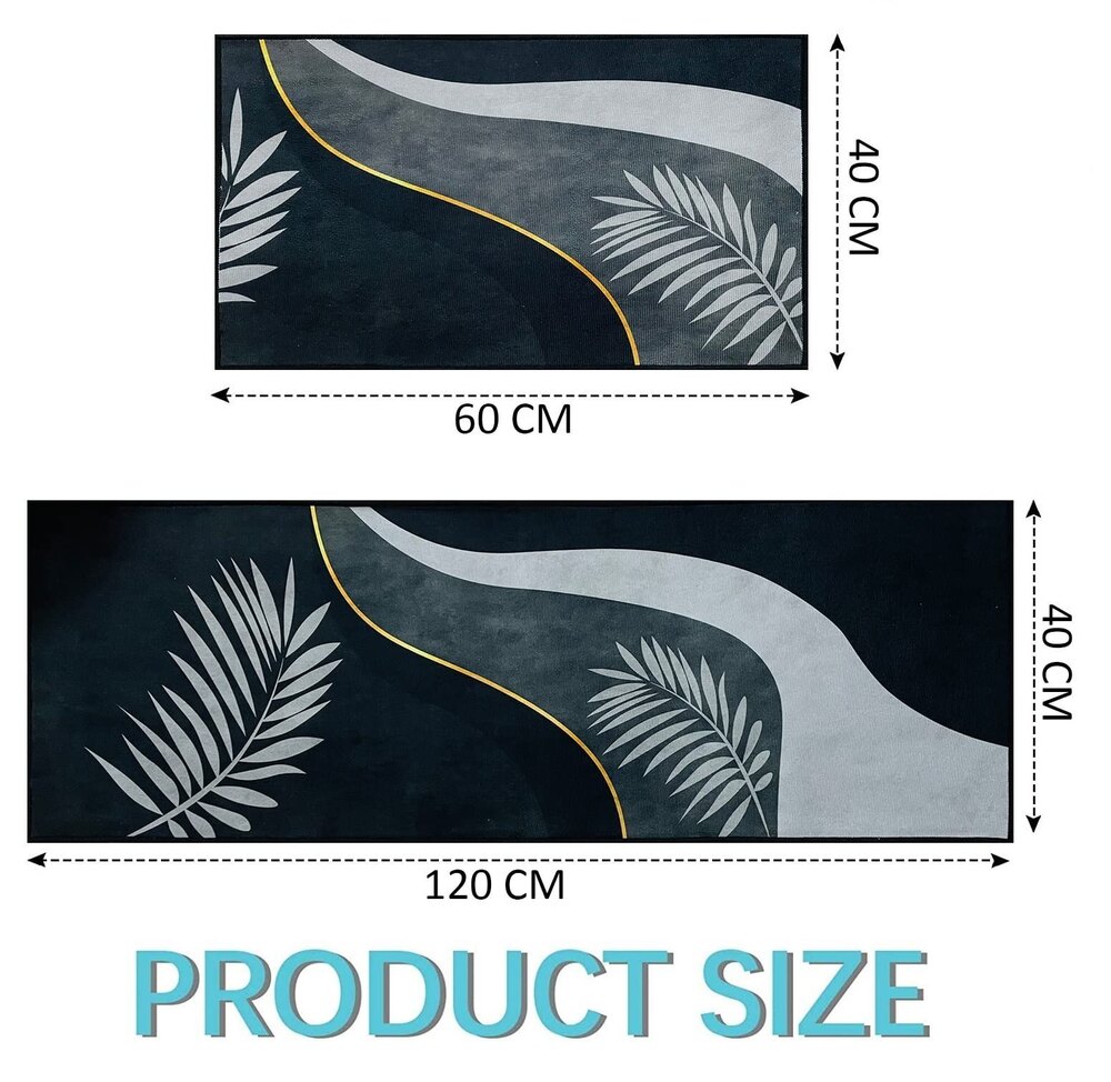 KITCHEN FLOOR MAT SET - MODERN DESIGN