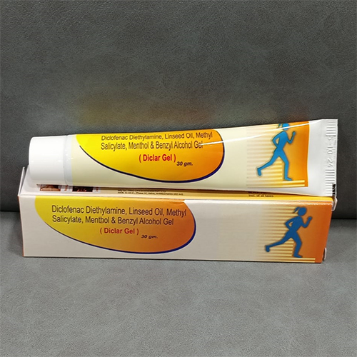 Diclofenac Diethylamine Linseed Oil Methyl Salicylate Menthol And Benzyl Alcohal Gel - Drug Type: General Medicines