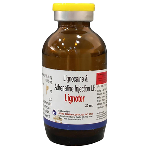 Lignocaine And Adrenaline Injection IP 30 ml