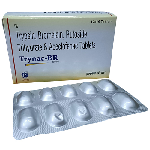 Trypsin Bromelain Rutoside Trihydrate And Aceclofenac Tablets