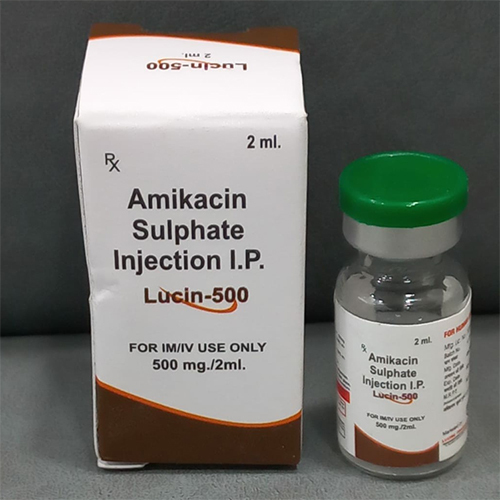 Amikacin Sulphate Injection IP 500 mg 2ml