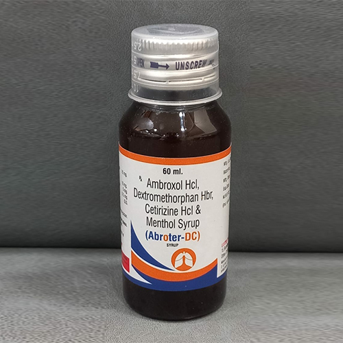 Ambroxol Hcl Detromethorphan Hbr Cetirizine Hcl And Menthol Syrup 60 ml