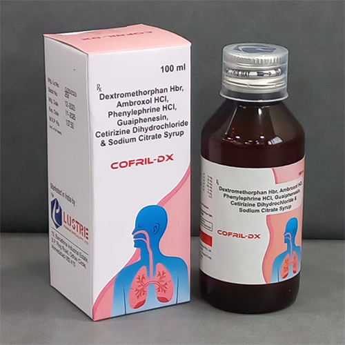 Dextromethorphan Hbr Ambroxol HCL Phenylephrine HCL Guaiphenesin Syrup 100ml