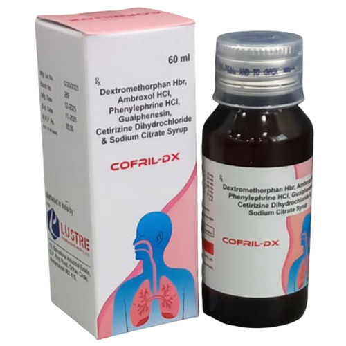 Dextromethorphan Hbr Ambroxol HCL Phenylephrine HCL Guaiphenesin Syrup 60ml