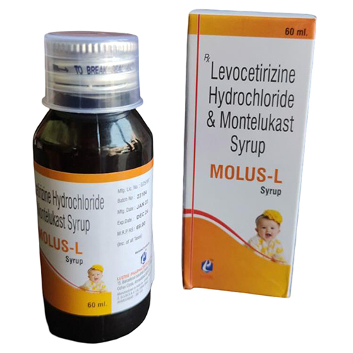Levocetirizine Hydrochloride And Montelukast Syrup 60 ml