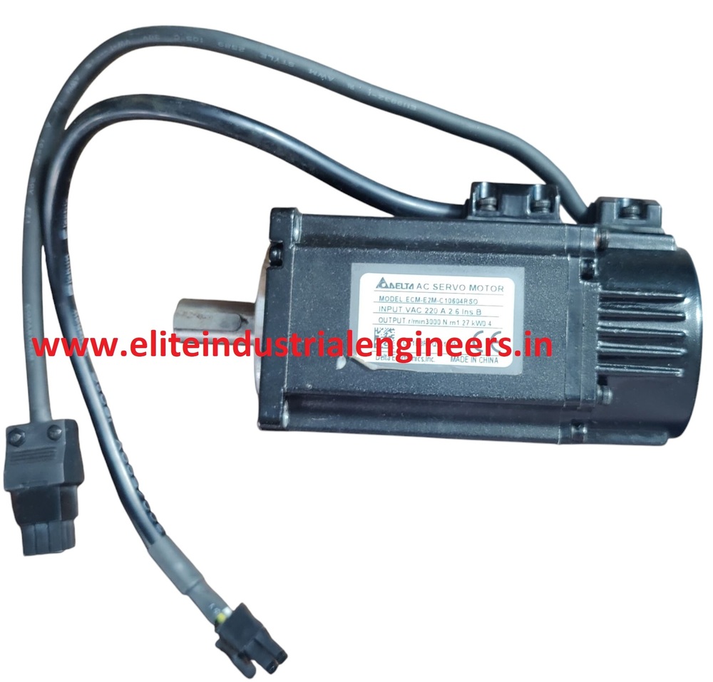 Delta Servo Motor Ecm-e2m-c10604rs0 - Color: Black