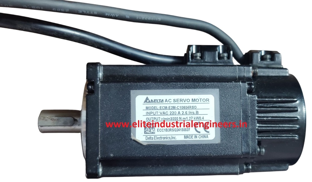 Delta Servo Motor Ecm-e2m-c10604rs0 - Color: Black