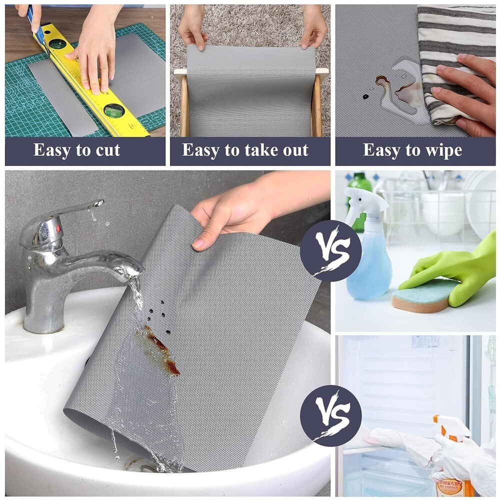 ANTI SLIP DRAWER MAT - GREY