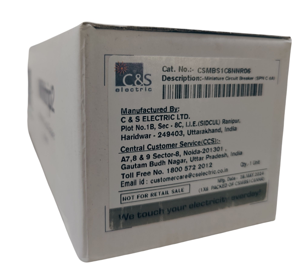 C&S MCB SPN 6AMP