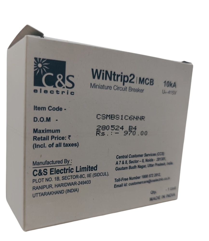 C&S MCB SPN 6AMP