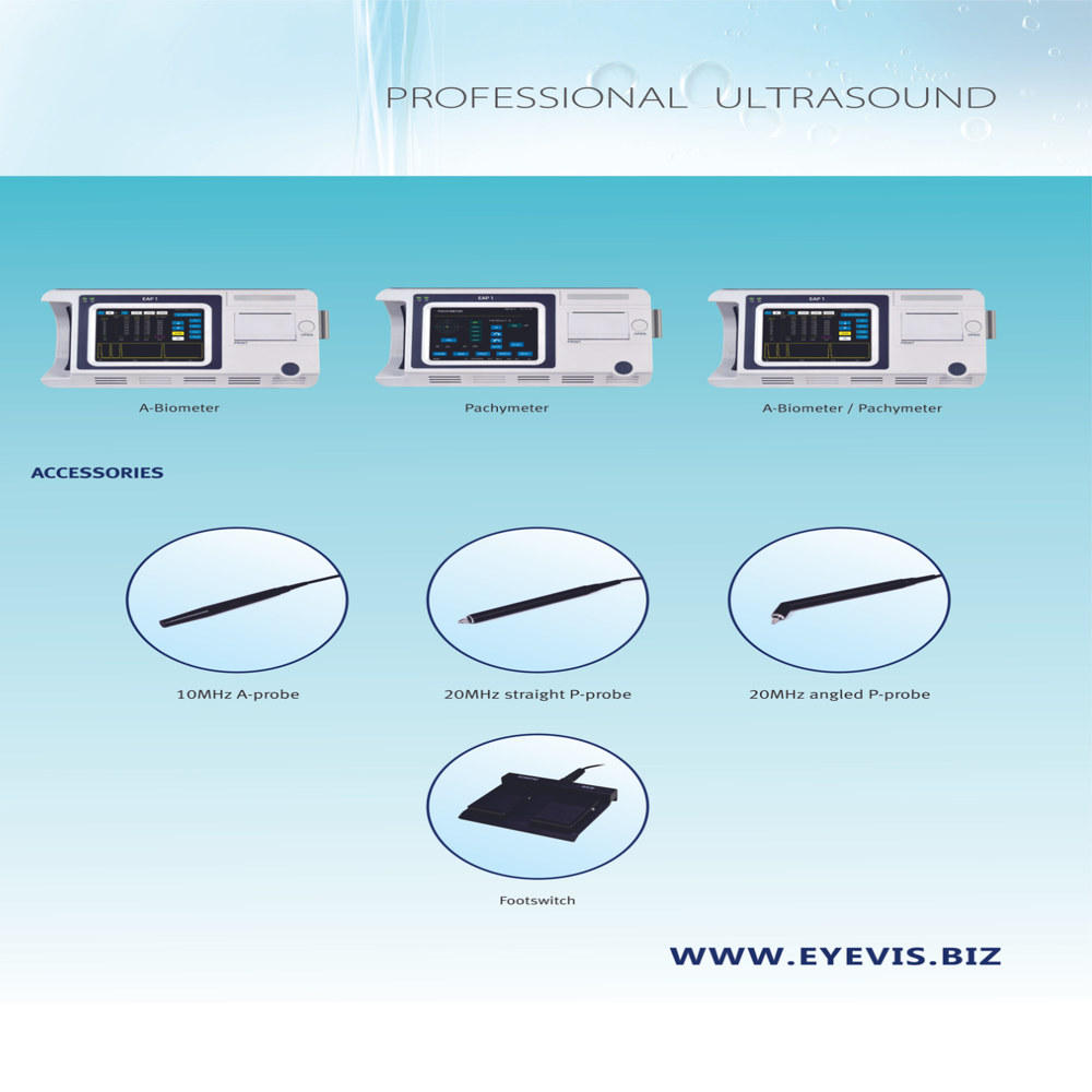 Eyevis A Scan With Pachymeter - Eap 1 - Material: Pvc