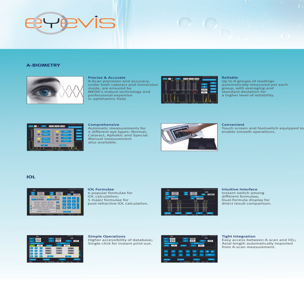Eyevis A Scan With Pachymeter - Eap 1 - Material: Pvc