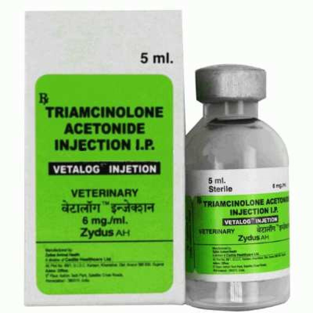 VETALOG TRIAMCINOLONE ACETONIDE 6mg/5ml Injecton