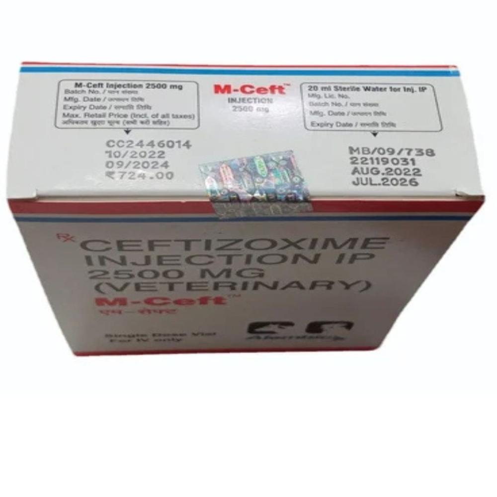 M-Ceft 2500mg Ceftizoxime Injection 