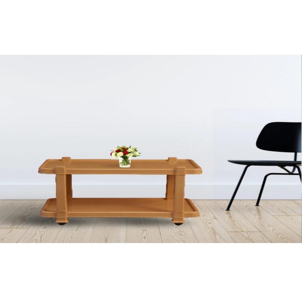 ITALICA RECTANGULAR CENTER TROLLY TABLE 