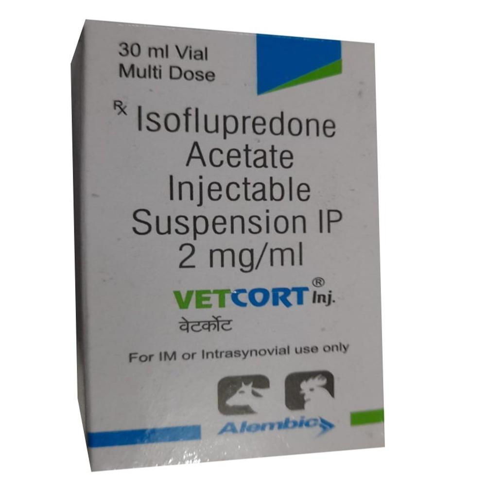 Vetcort Isoflupredone acetate 30ml Injection