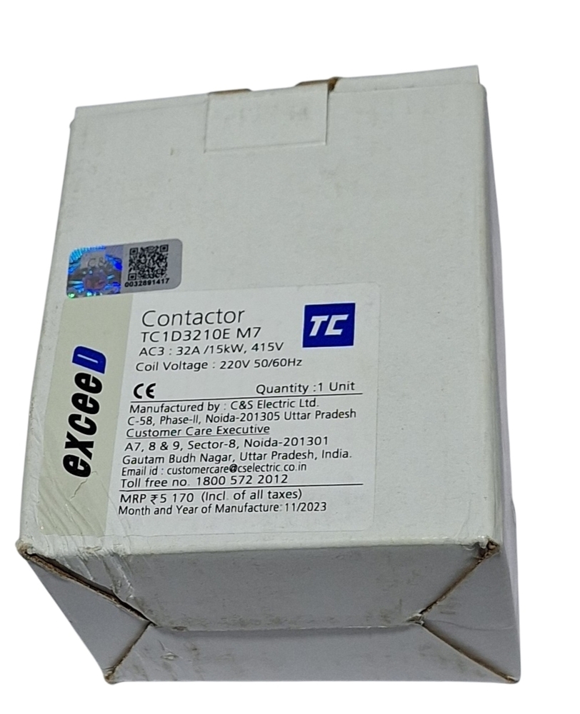 C&s Conactor Tc1d3210e M7 - Color: Black