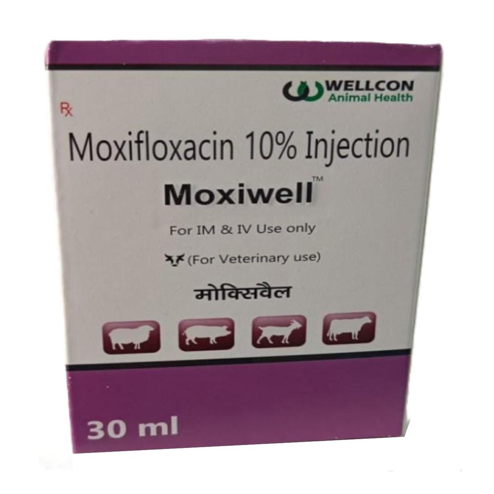 Moxiwell Moxifloxacin 30ml Injection