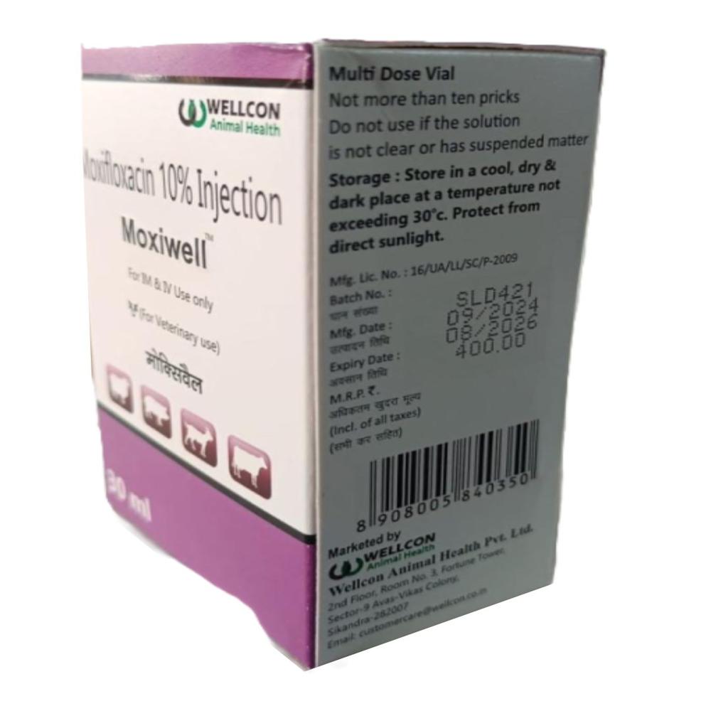 Moxiwell Moxifloxacin 30ml Injection