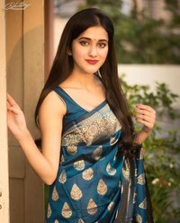 PRINTED SOFT LICHI SLIK SAREE