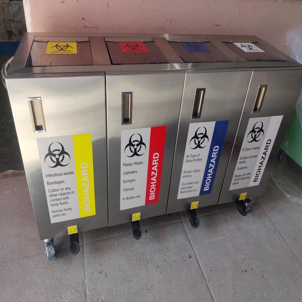 STAINLESS STEEL MEDICAL TROLLEY