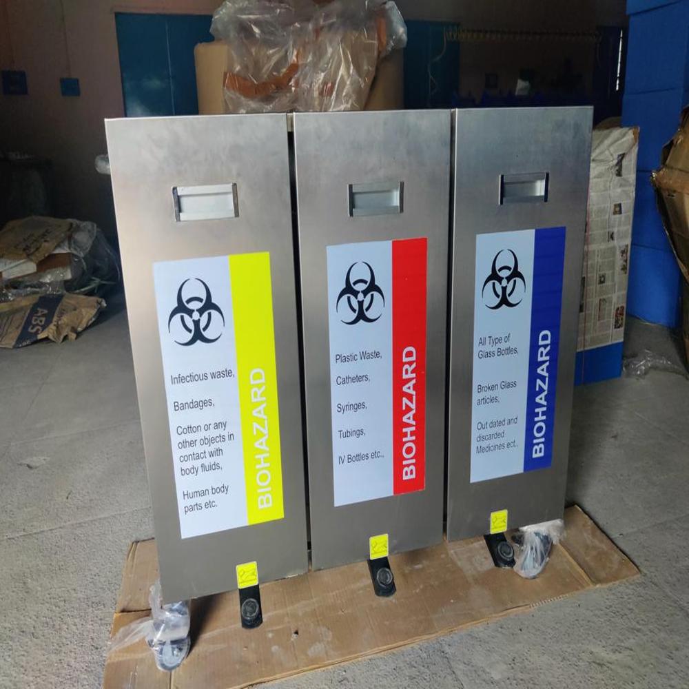 STAINLESS STEEL MEDICAL TROLLEY