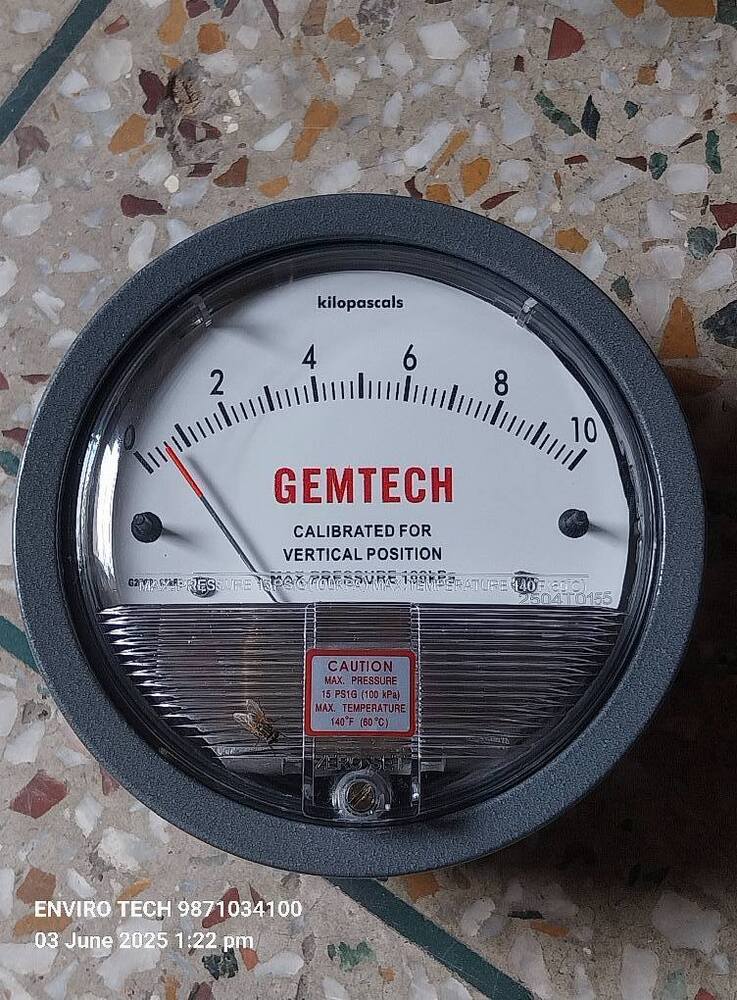 Cdpg-ql-led Aerosense Digital Differential Pressure Gauge Range 0-6 Mm Wc