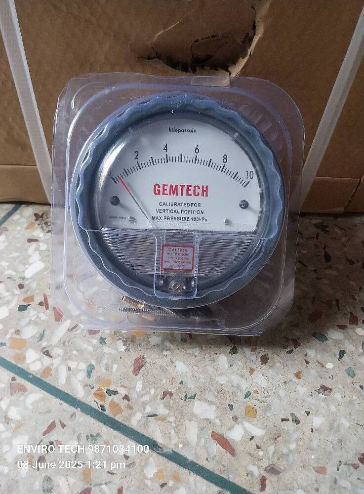 Cdpg-ql-led Aerosense Digital Differential Pressure Gauge Range 0-6 Mm Wc
