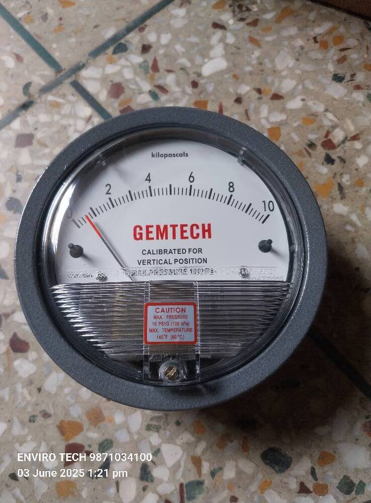 Cdpg-ql-led Aerosense Digital Differential Pressure Gauge Range 0-6 Mm Wc