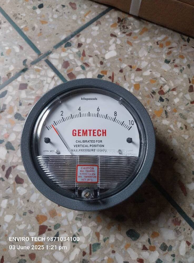 Cdpg-ql-led Aerosense Digital Differential Pressure Gauge Range 0-6 Mm Wc