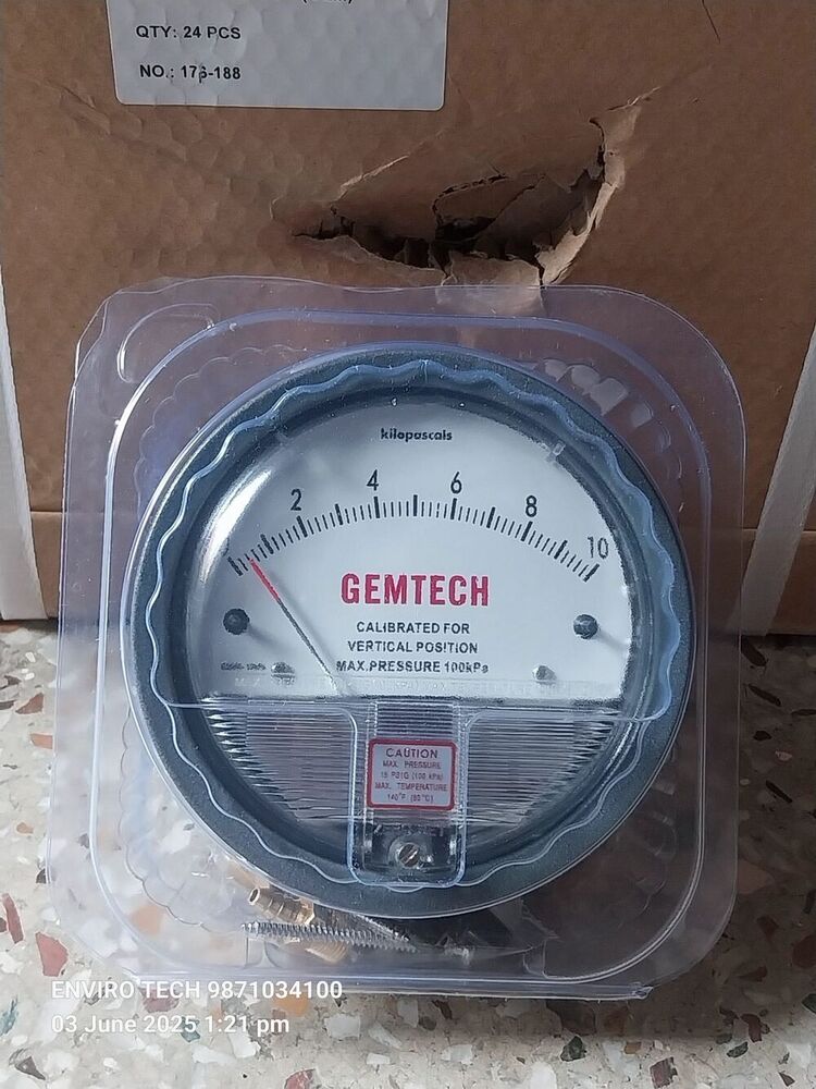 GEMTECH OMEGA DIFFERENTIAL PRESSURE GAUGE From Selaqui Industrial Area Dehradun Uttarakhand