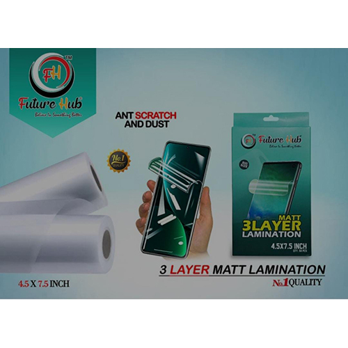 3 Layer Matt Lamination - Color: Transparent