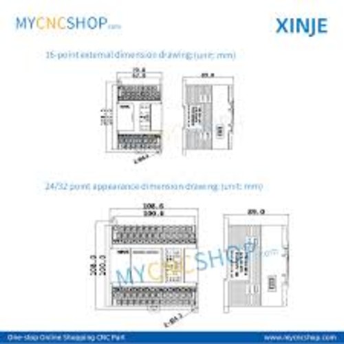 XINJE PLC  (28 input / 20 output) transistor output;