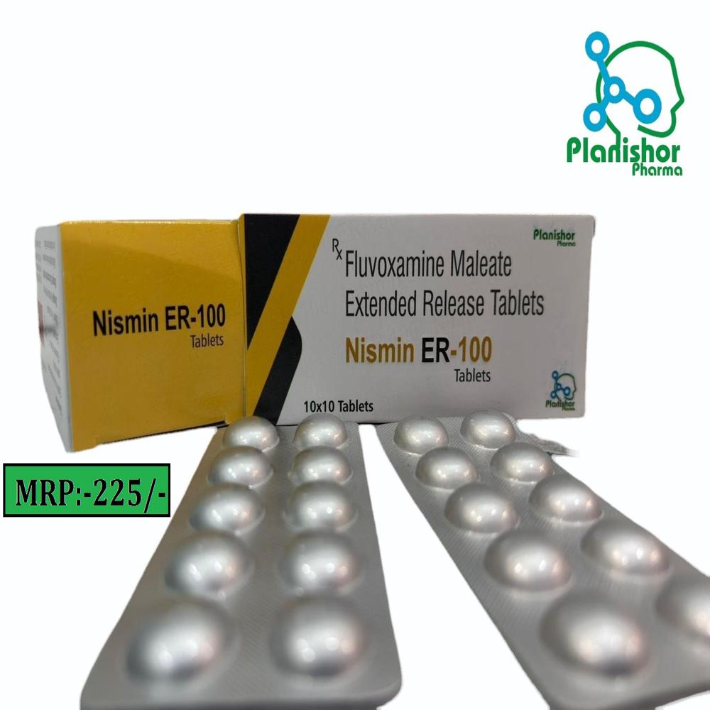 Fluvoxamine Maleate Extended Release Tablets - Dosage As Per Instructions, Recommended For Adults | 10 X 10 Tablets, Store In Cool & Dry Place