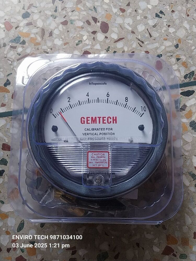 GEMTECH Differential Pressure Gauge Dealers Near Sir Ganga Ram Hospital