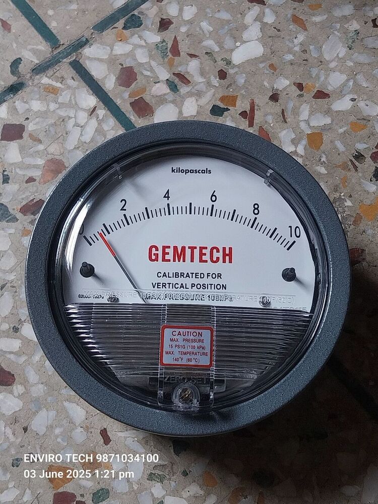 GEMTECH Differential Pressure Gauge Dealers Near Maharaja Agrasen Hospital