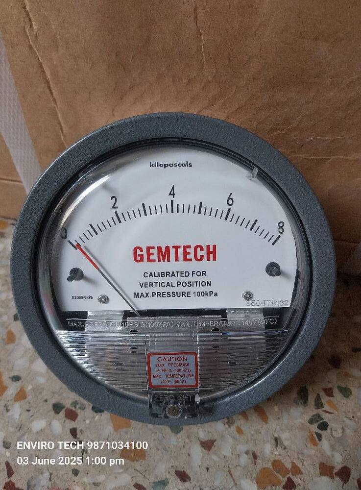 GEMTECH Differential Pressure Gauge Dealers Near Dr BL Kapur Memorial Hospital