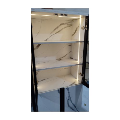 Modern Glass Display Cabinet with LED
