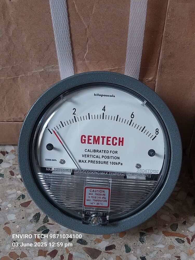 GEMTECH Differential Pressure Gauge Dealers Near Sanjeevan Hospital