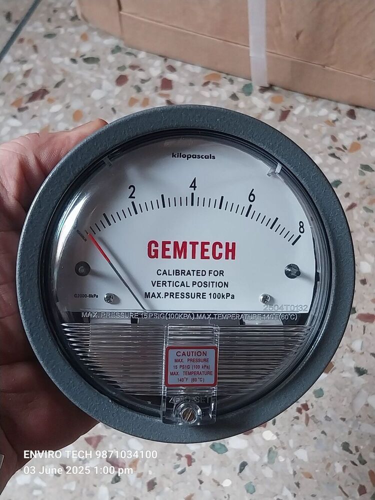 GEMTECH Differential Pressure Gauge Dealers Near Sanjeevan Hospital