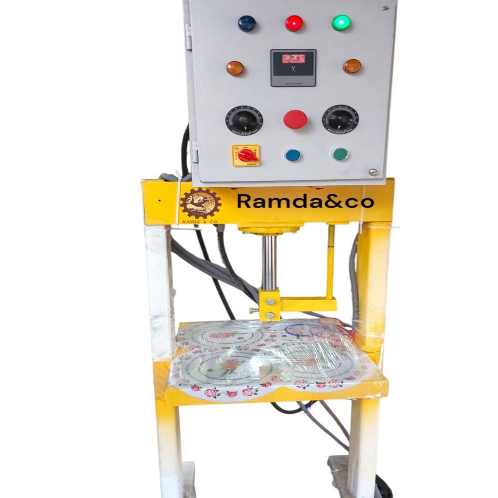 Semi Automatic Hydraulic Single Die Paper Plate Machine