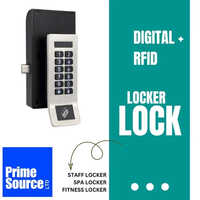Locker Lock With Digital Pad And Rfid - Color: As Per Availability