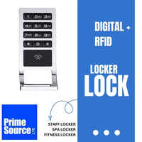 Locker Lock With Digital Pad - Color: As Per Availability